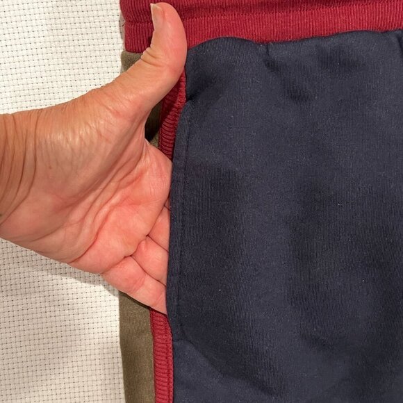 Twenty Montreal Athleisure Color block thick fleece Jogger Pants Size M - Picture 2 of 9